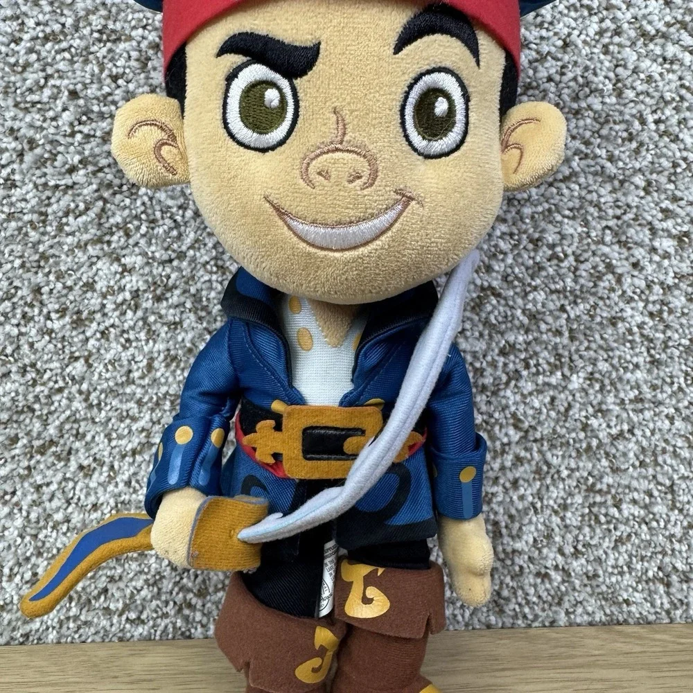 Disney Parks Jake & The Neverland Pirates Captain‎ Jake Sword Stuffed Plush 14